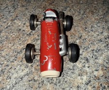 SCHUCO MICRO RACER FERRARI F1 1040 WINDUP GERMANY VINTAGE ORIGINAL RED NICE