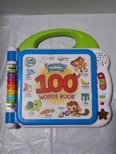 Leap Frog Learning Friends 100 Words Book Bilingual Spanish English Learning