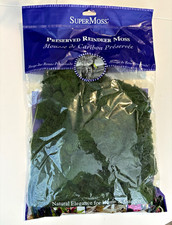 SuperMoss Preserved Reindeer Moss Natural Craft Moss - 200 cubic inches