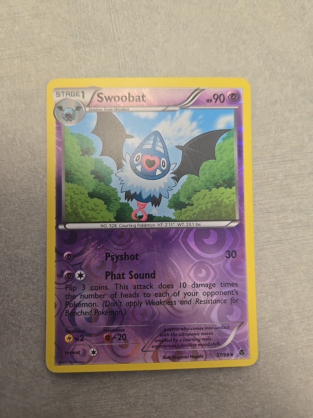Swoobat 37/98 Emerging Powers Reverse Holo