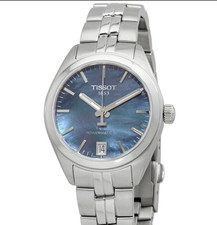 PR 100 Automatic Blue Mother of Pearl Dial Ladies Watch Item No. T1012071112100