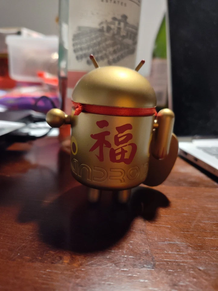 Android Mini Collectible Series Lucky Cat Gold Shane Jessup Dead Zebra Preowned - Image 3 of 4