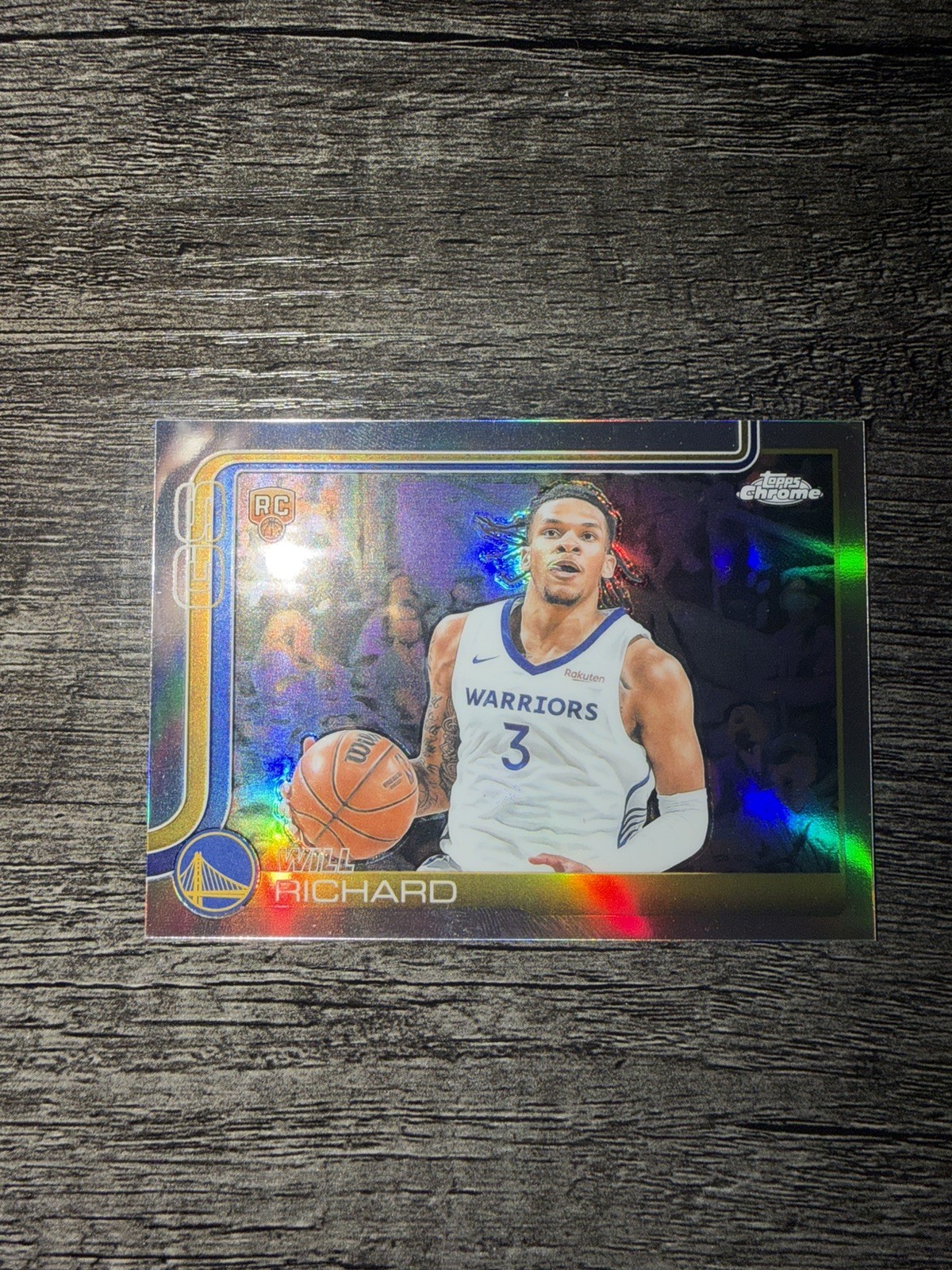 2025-26 Topps Chrome Basketball Will Richard #287 Refractor (RC)