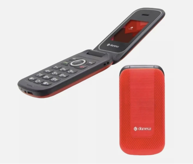 Mobile clapet Danew K40 Rouge - Photo 1/4