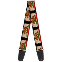 Guitar Strap - California Flag Distressed Painting Blocks (Us Import) ACC NEU