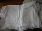 Large Lot Cross Stitch Fabric-Aida,Waste Cloth,white,cream colors-some big pcs — photo 2
