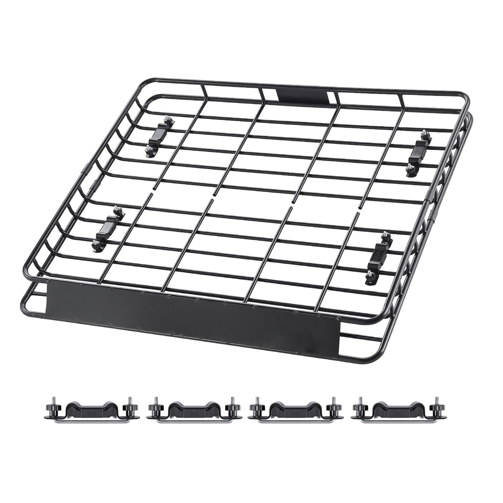 Galerie de toit panier 1095mm avec rebords anti-chute charge 68 kg