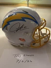 LaDanian Tomlinson Los Angeles Chargers Signed Authentic Football Helmet