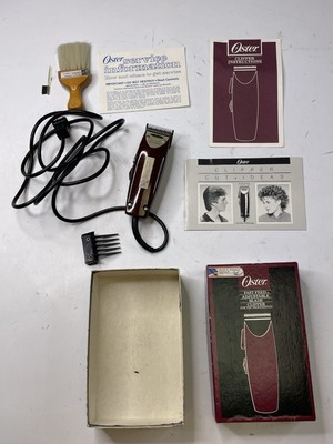 Vintage Oster Fast Feed Model 23-51F Professional Corded Hair Clippers w/ Box