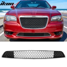 Fits 11-14 Chrysler 300 Srt8 Lower Grille Chrome Gloss Black Abs - Srt8 Style