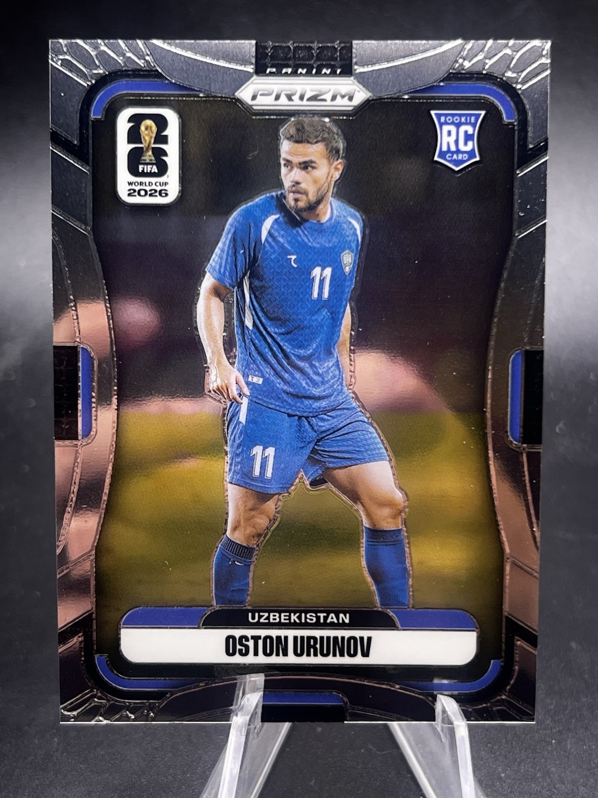 2026 Panini Prizm FIFA World Cup #447 Oston Urunov, Uzbekistan RC