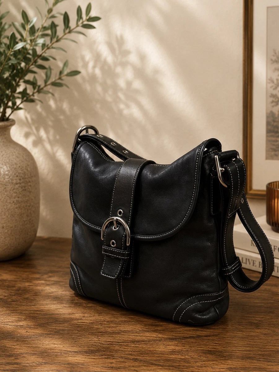 Coach Shoulder Bag Black Vintage Bags, Handbags & Cases for sale