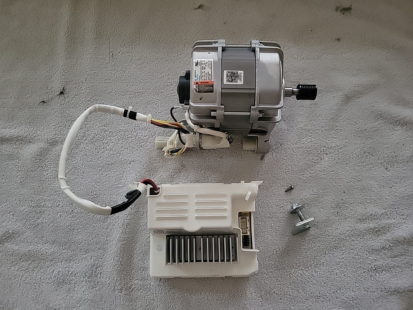 GE Washer Drive Motor with Heat Sink - WH20X27942 Replacement Part