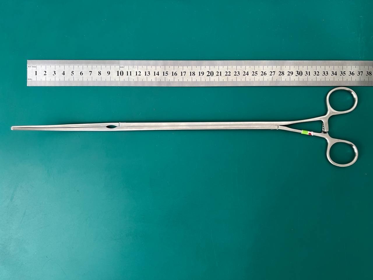 Jarit 323-140 DeBakey Clamp, Dual Pivot, Long, Cardio-Grip, 10mm, Tapered Jaws