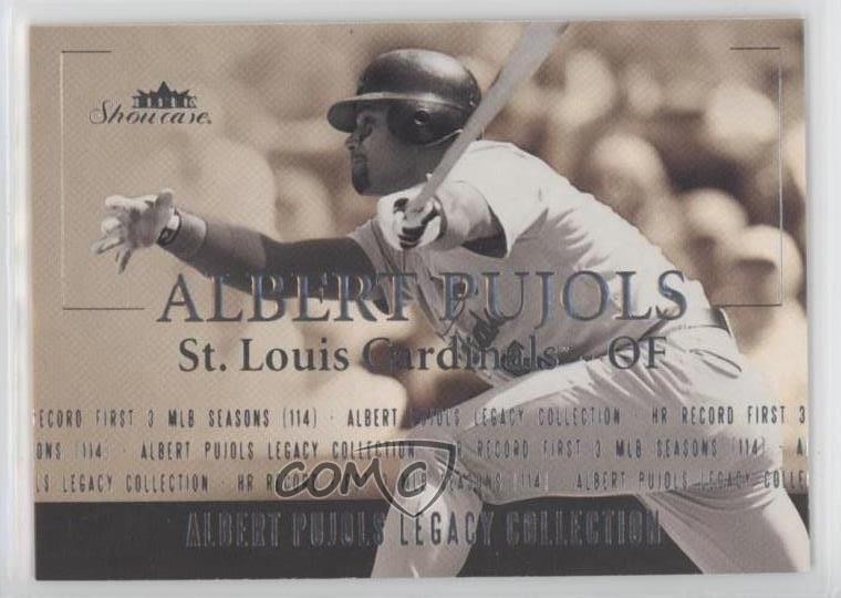 2004 Fleer Showcase Legacy Collection 627/1000 Albert Pujols #7L o7m