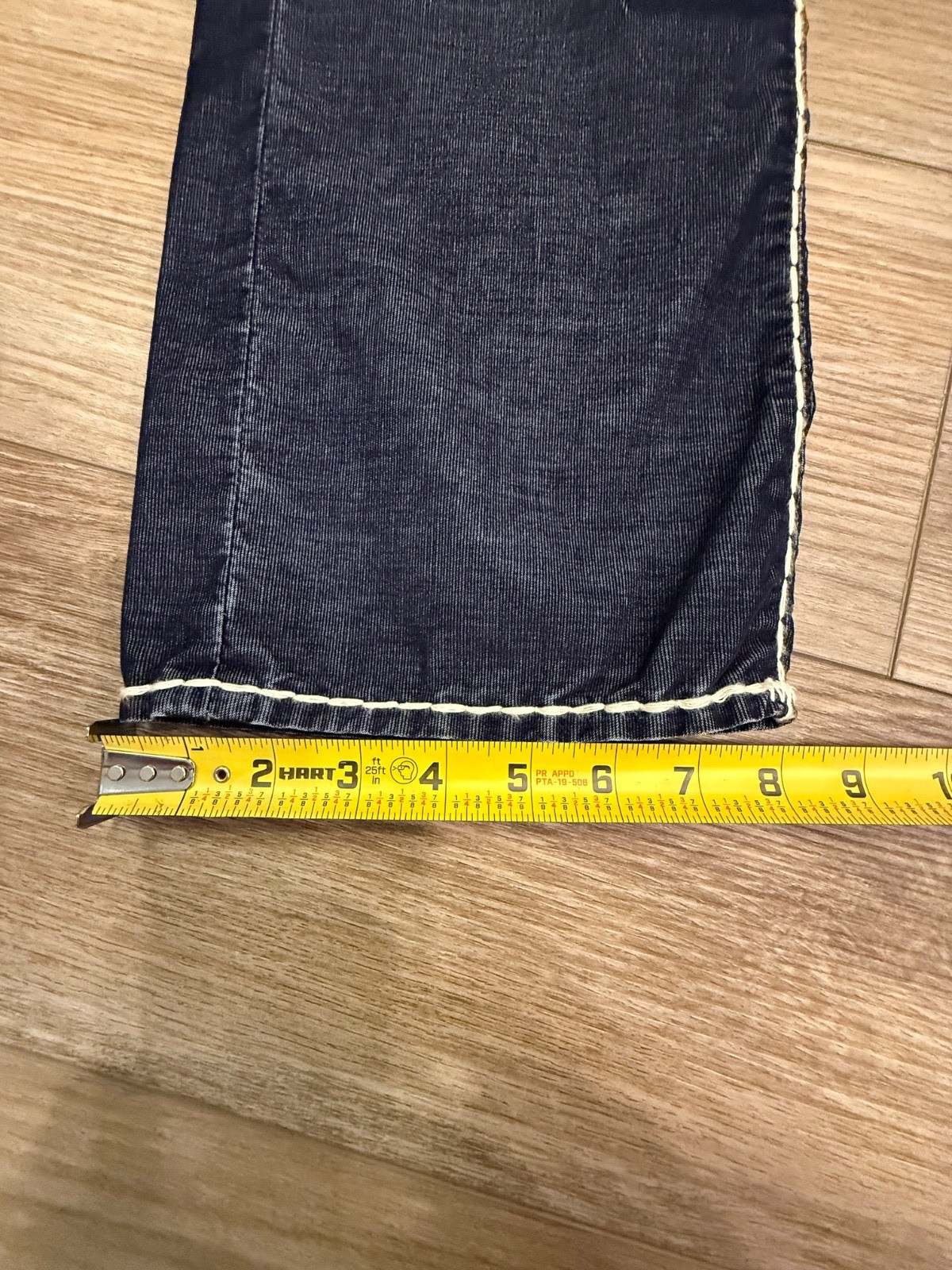 NWT Vintage True Religion Jeans Ricky Super T Midnight Blue Corduroy Pants 32x33 thumbnail 23