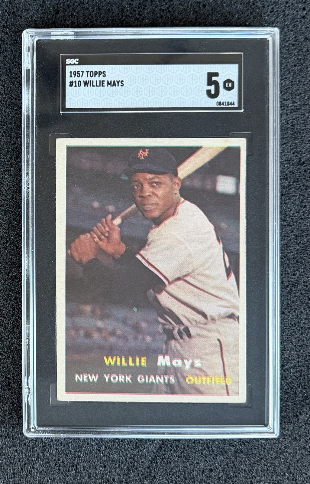 1957 Topps - #10 Willie Mays - SGC 5