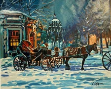 L Del Signore- Serigraph on canvas