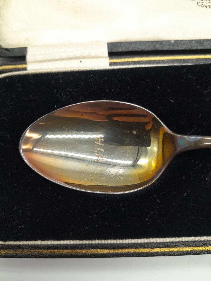 4 hallmarked silver teaspoons In Boxes - Image 2 of 4