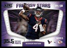 Deshaun Watson 2018 Score Fantasy Stars #8 Houston Texans