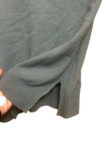 Vince Sweater Crewneck Step Hem Cashmere in Mineral Blue - Picture 4 of 7