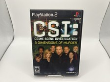 CSI: Crime Scene Investigation - 3 Dimensions of Murder Sony PlayStation 2 Ps2