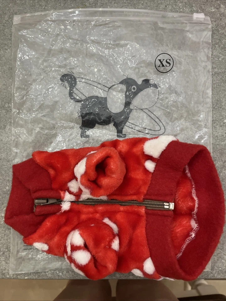 Dog Jacket New In Package. No Tags. Never Worn. Super Soft. XS Size - Image 3 of 3