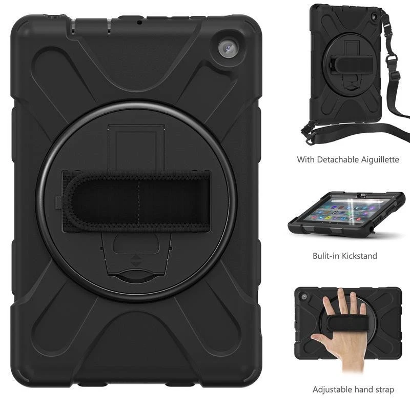 Strap Case For Amazon Fire 7 HD 8 HD 10 Hand Stand ShockProof Handle Kid Cover - Image 2 of 4