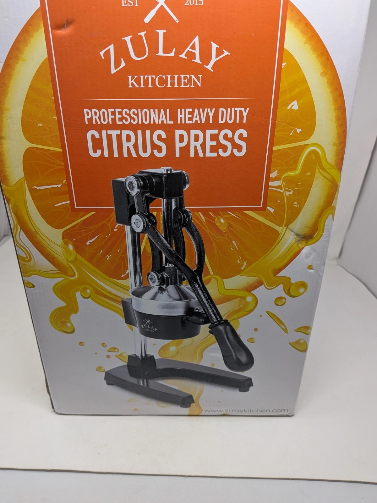 Zulay Professional Heavy Duty Cast Iron Citrus Press New Sealed
Opens in a new window or tab