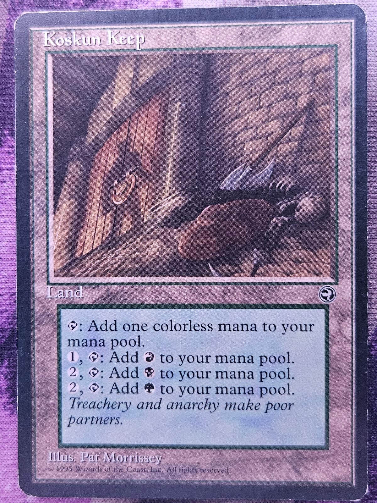 Koskun Keep Uncommon Homelands Magic: The Gathering Moderately Played