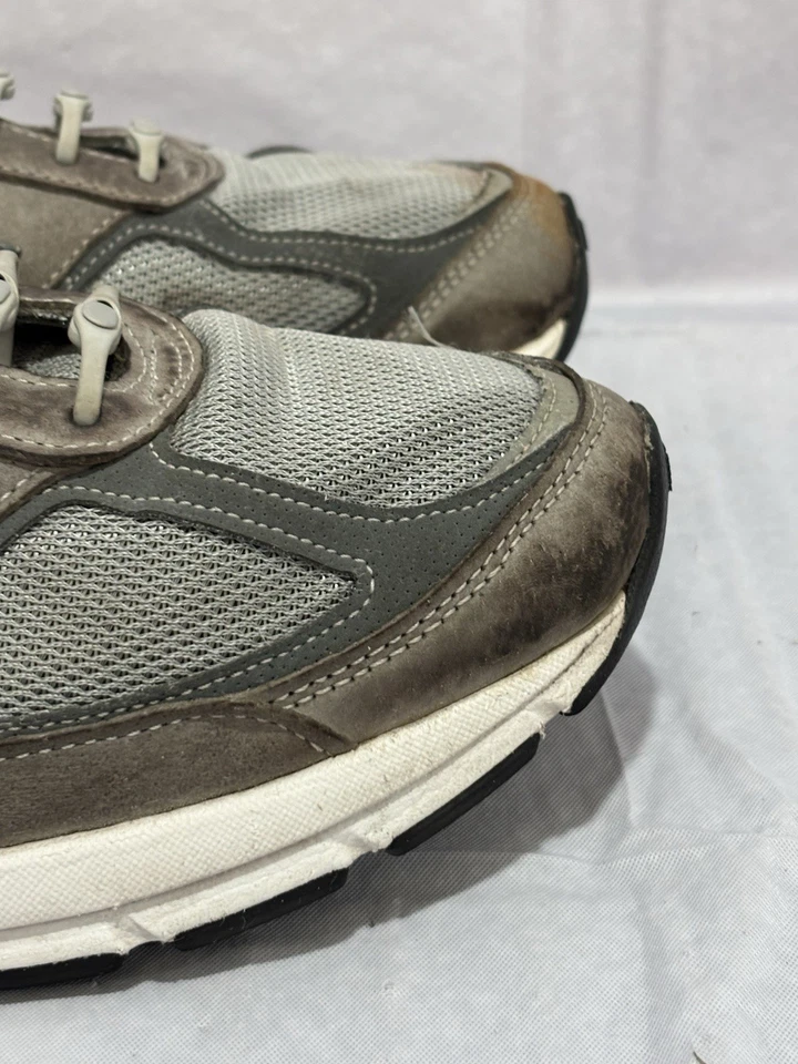 Tênis masculino New Balance 990v5 M990GL5 2E extra largo cinza 12 EE corrida - Imagem 2 de 4