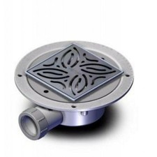 AKW Low Height Dry Waste with TF Tiled Floor Adaptor