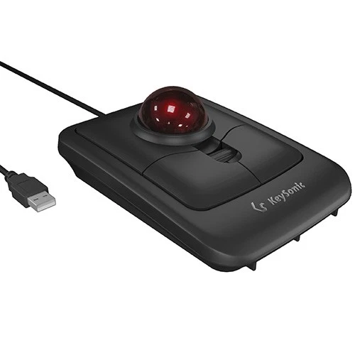 KeySonic Optische Trackball-Maus KSM-4006-UT Optische Trackballmaus mit USB Type - Bild 4 von 4