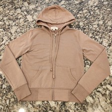 Papaya Women's Size S Brown Zip Up Hoodie In Amazing Condition Hippie Granola