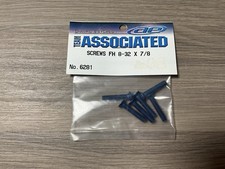 Vintage Team Associated Blue 8-32 7/8 inch Al...