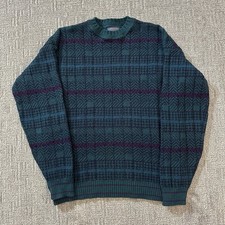 Vintage 80s Made In USA Men s Pendleton Wool Sweater - Large