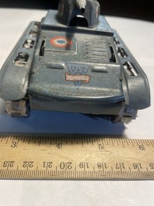 Arnold brand Mechanical Tin Toy Tank with French Markings 1950's US Zone Germany