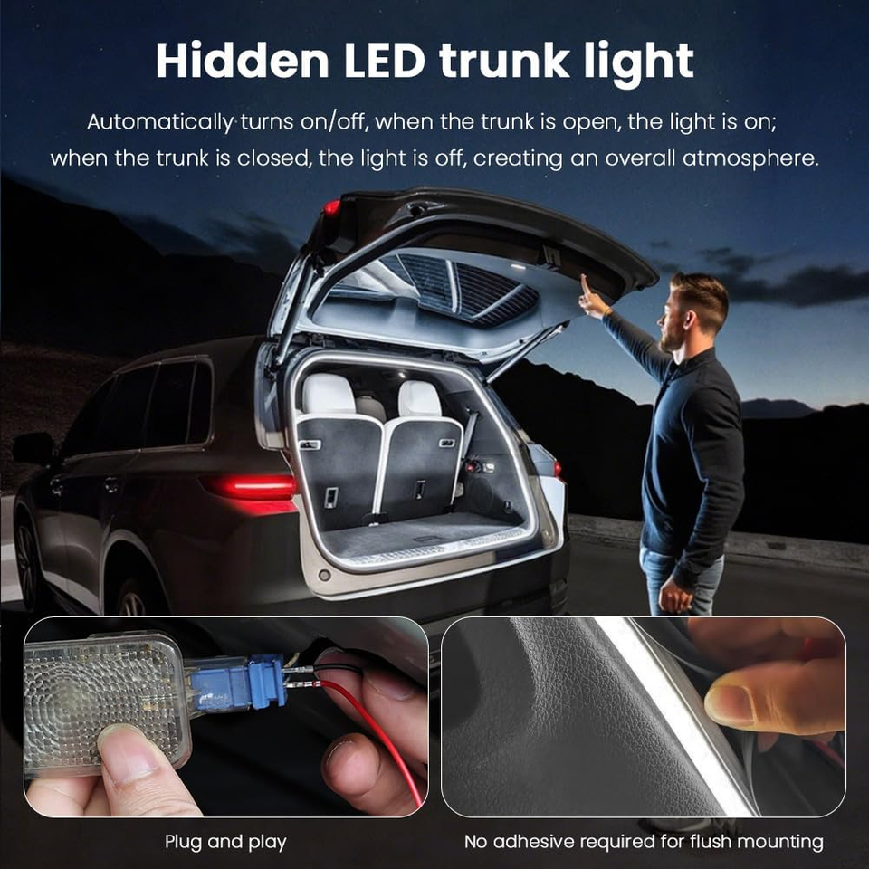 Illuminazione LED Per Bagagliaio RECAMBO Per Ford Focus MK3 | 2011-2018 | CAN-Bus, Plug & Play | SMD, Alta Luminosità - 4