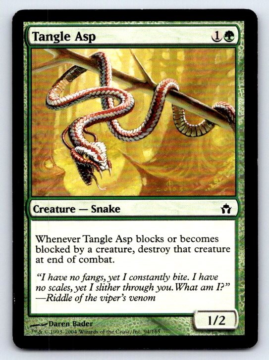 Tangle Asp Common Fifth Dawn Magic: The Gathering
