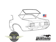 1969 1970 Ford Mustang Coupe Rear Window Weatherstrip Made In Usa