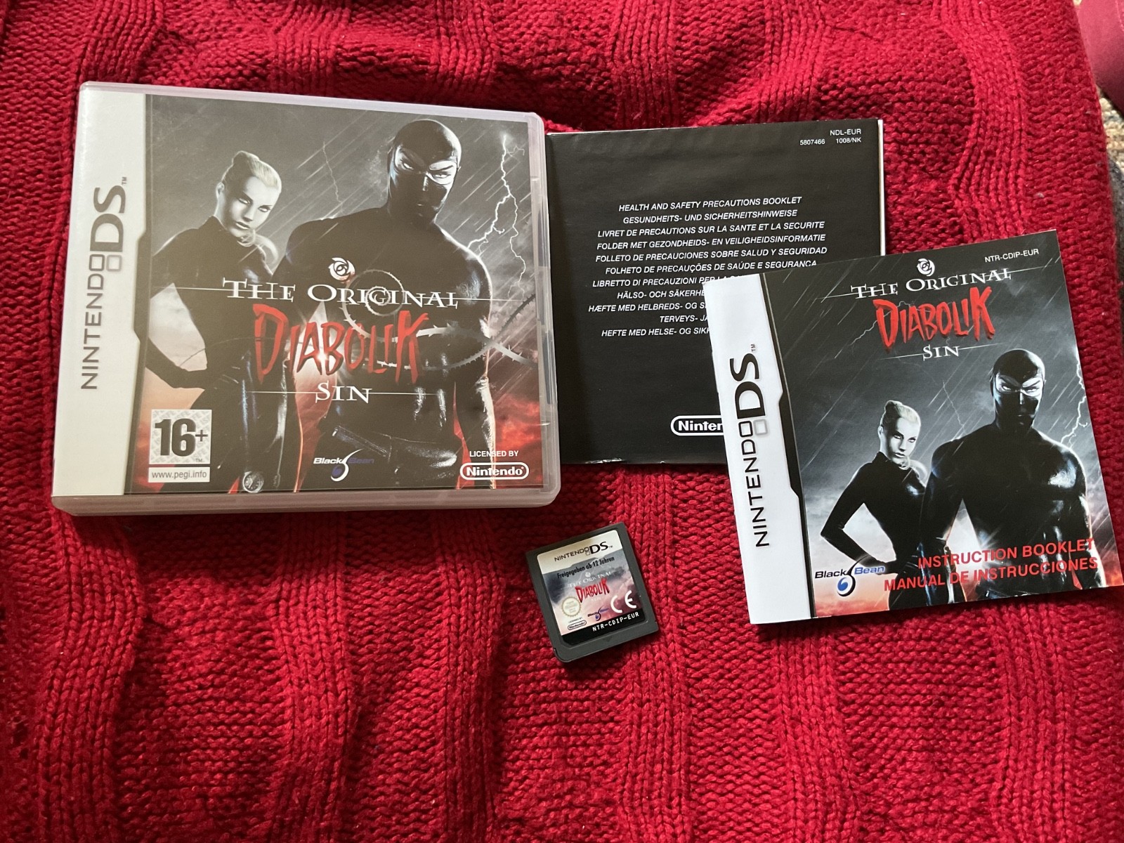 The Original Diabolik Sin - Nintendo DS - 2Ds - 3Ds - DSi