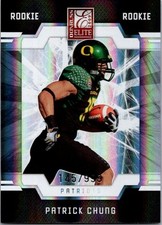 2009 Donruss Elite Patrick Chung RC /999 #177 Rookie Card SP Oregon Ducks Pats. rookie card picture