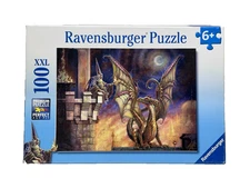 Ravensburg Puzzle Gift of Fire - Mystical Fire Dragon - 100 XXL Piece Puzzle