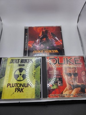 Duke Nukem 3D, Plutonium Pak and The Apocalypse PC CD-Rom 3 Pack - 3D Realms