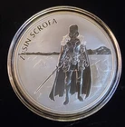 Zi:Sin Scrofa Justice Warrior Zodiac Komsco Mint 2019-0.999 Silver 1 Oz Art Coin