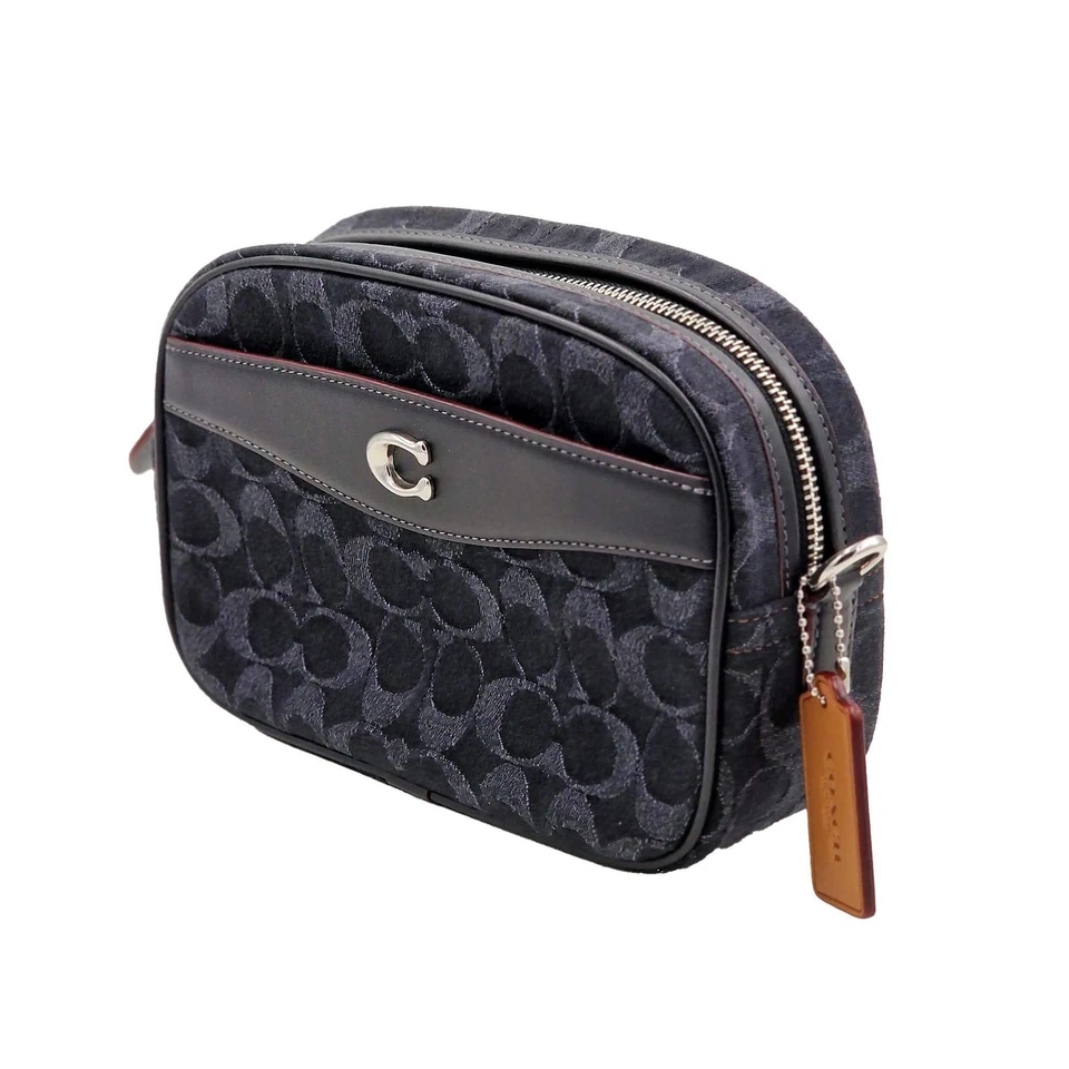 Bolso Bandolera Coach en Denim Signature - Denim Negro Foto 2 de 3