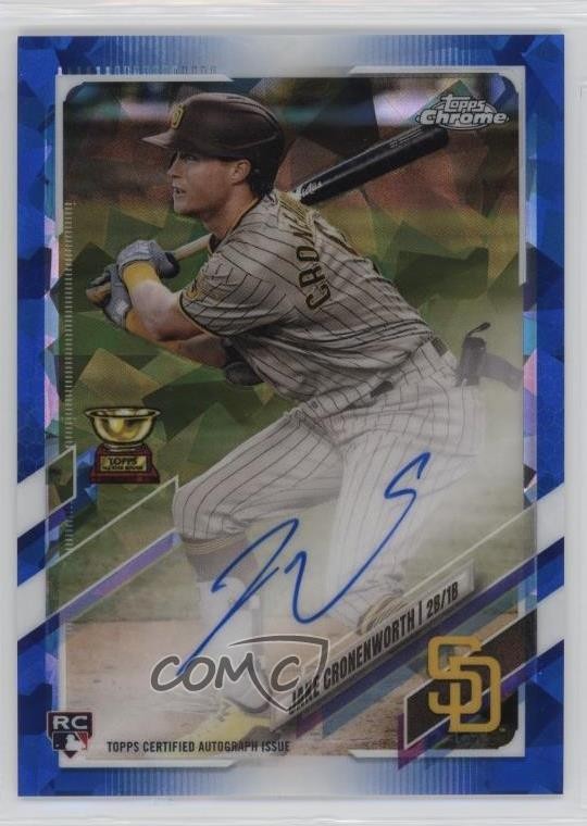 2021 Topps Chrome Sapphire Edition Rookie Jake Cronenworth #RA-JC Auto RC 1d0h
