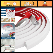 Flexible Peel and Stick Silicone Quarter Round Molding Trim for Floors, Tub  Ca