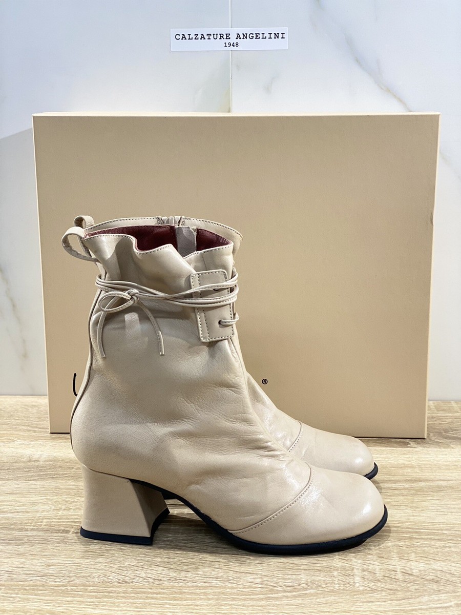 Lorena Paggi Boot donna 22505 pelle Sabbia luxury boot 39