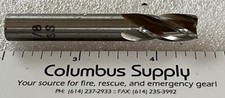 3/8" HSS 4 FLUTE CENTER CUT SINGLE END MILL, 3/8" SHANK, 3/4" F/L, 2.5" OAL, NEW